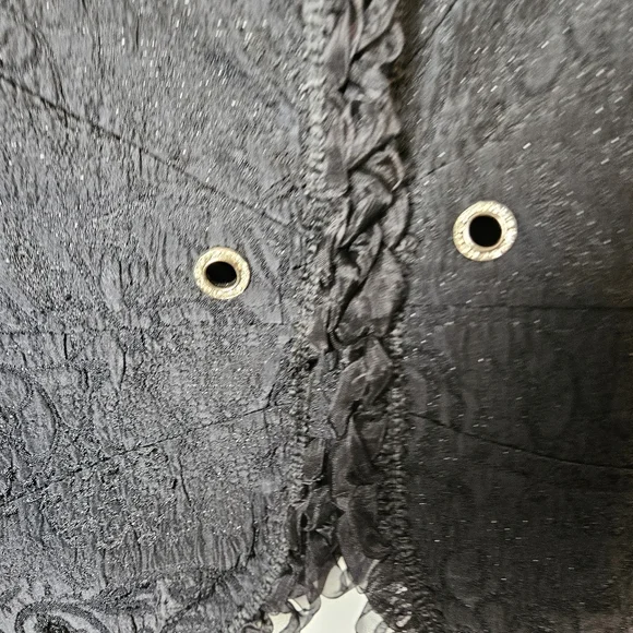 BERGAMO Women Black Elegant Jacket Size Large - Picture 3 of 13